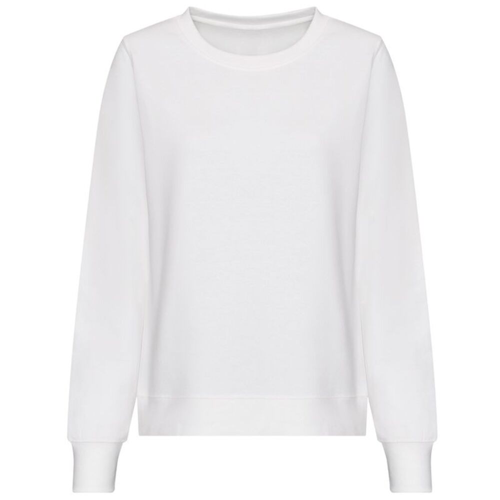 Awdis Womens/Ladies Sweatshirt / Arctic White